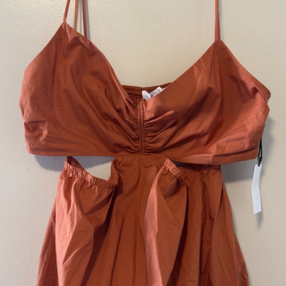 ASTR the Label Cutout Cotton Poplin Maxi Dress - New - XL - Picture 4 of 6